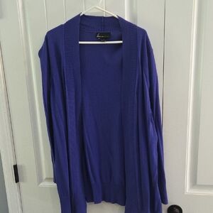 Lane Bryant Vibrant Periwinkle Cardigan